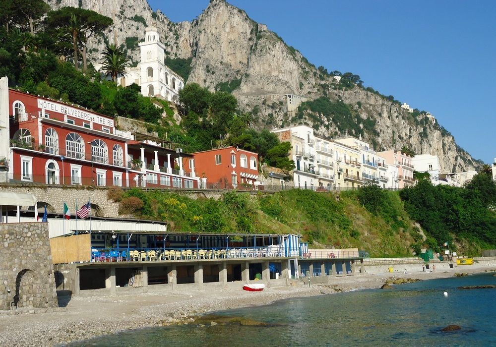 Hotel Belvedere E Tre Re Capri Exteriér fotografie